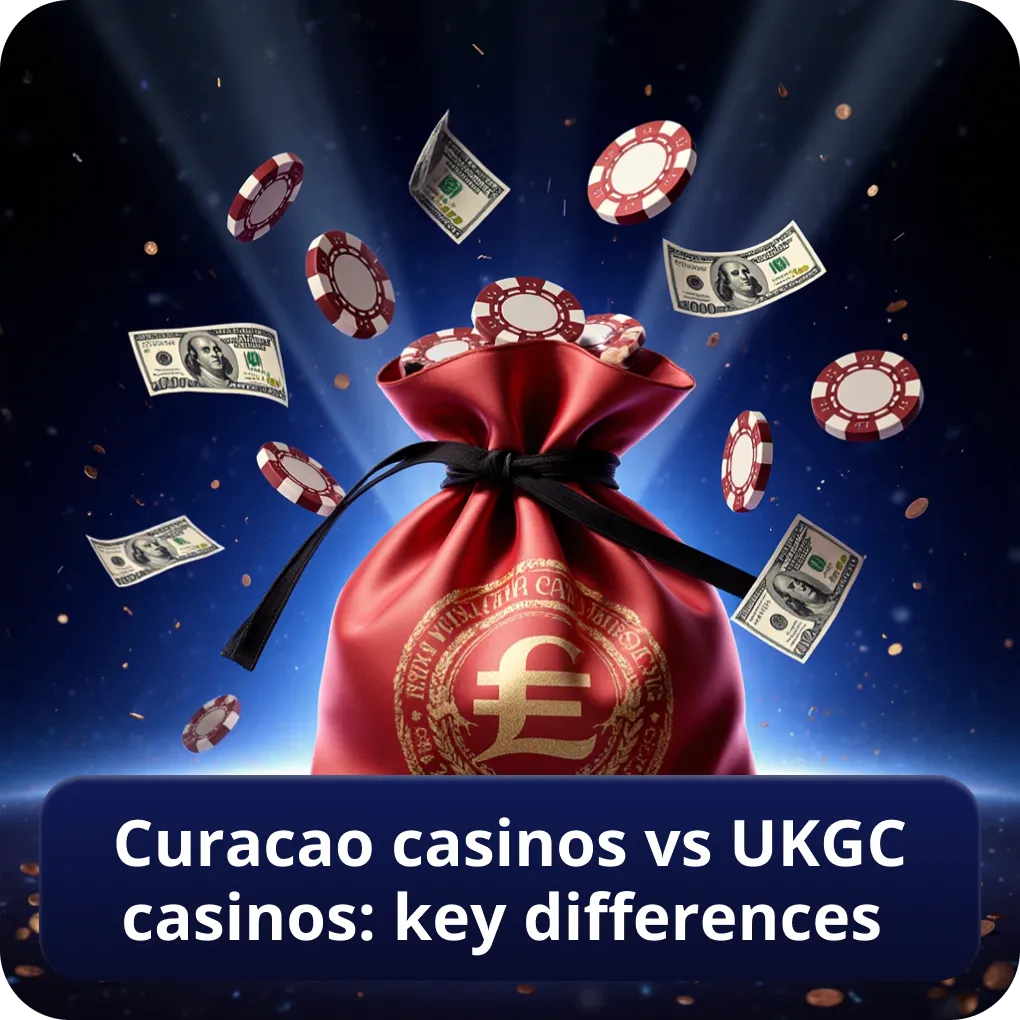 Curacao casinos vs UKGC casinos: key differences