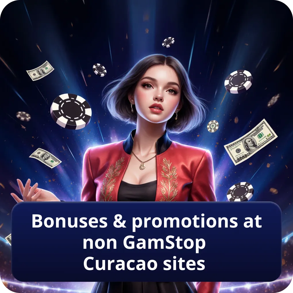 Bonuses & promotions at non GamStop Curacao sites